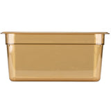 Carlisle StorPlus High Heat Food Pan, 5.7 qt, 12.75 x 12.75 x 6, Amber, Plastic (CFS3086213) Each