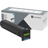 Lexmark 72K0X20 Extra High-Yield Toner, 22,000 Page-Yield, Cyan (LEX72K0X20) Each