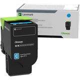 Lexmark 78C0XCG Return Program Extra High-Yield Toner, 5,000 Page-Yield, Cyan (LEX78C0XCG) Each