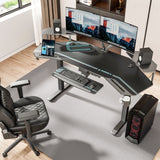 Eureka Ergonomic® Aero Standing Desk, 71.93" x 29.93" x 34.62" to 53.18", Black (EKAES71B) Case of 2