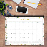 Blue Sky® Day Designer Coming Up Roses Monthly Desk Pad Calendar, Floral Artwork, 22 x 17, Cream/Blush Sheets, 12-Month (Jan-Dec): 2026 (BLS138198) Each