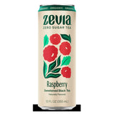 Zevia® Zero Sugar Naturally Sweetened Black Tea, Raspberry, 12 oz Can, 12/Carton (ZEV0170312) Case of 12