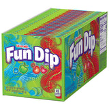 Lik-m-aid Fun Dip Candy, Assorted Flavors, 0.43 oz Pouch, 48/Box, 2 Boxes/Carton (GRR60004068) Case of 96