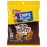 Keebler M&M Cookie Packs, Chocolate, 1.6 oz Pouch, 30/Box, 2 Boxes/Carton (GRR60004085) Case of 60