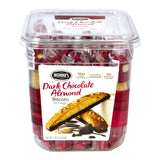 Nonni's Biscotti, Dark Chocolate Almond, 0.88 oz Packet, 25/Tub, 2 Tubs/Carton (GRR60004079) Case of 50