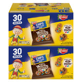 Keebler M&M Cookie Packs, Chocolate, 1.6 oz Pouch, 30/Box, 2 Boxes/Carton (GRR60004085) Case of 60