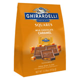 Ghirardelli Milk Chocolate and Caramel Chocolate Squares, 15.96 oz Bag, 2/Carton (GRR60004071) Case of 2