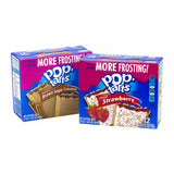 Kellogg's Pop Tarts, Brown Sugar Cinnamon/Strawberry, 2/Pouch, 24 Pouches Box, 2 Boxes/Carton (GRR60004083) Case of 96