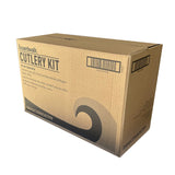 Boardwalk® Six-Piece Cutlery Kit, Fork/Knife/Teaspoon/Napkin/Pepper/Salt, White, 1,000/Carton (BWK6COMBOKITPP) Case of 250