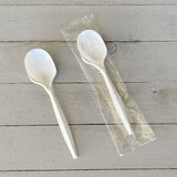 Boardwalk® Mediumweight Wrapped Polypropylene Cutlery, Soup Spoon, White, 1,000/Carton (BWKSOUPMWPPIW) Case of 1000