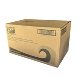 Boardwalk® Mediumweight Wrapped Polypropylene Cutlery, Fork, 5.51", Plastic, White, 1,000/Carton (BWKFORKMWPPIW) Case of 1000