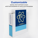 Avery® Heavy-Duty View Binder with DuraHinge and Locking One Touch EZD Rings, 3 Rings, 3" Capacity, 11 x 8.5, White, 4/Carton (AVE79193CT) Case of 4