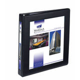 Avery® Framed View Heavy-Duty Binders, 3 Rings, 1" Capacity, 11 x 8.5, Black, 12/Carton (AVE68054CT) Case of 12