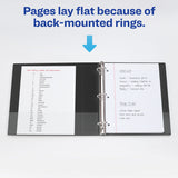 Avery® Heavy-Duty View Binder with DuraHinge and Locking One Touch EZD Rings, 3 Rings, 3" Capacity, 11 x 8.5, Red, 4/Carton (AVE79325CT) Case of 4