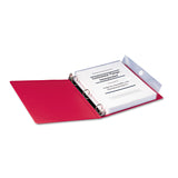 Smead™ Poly Ring Binder Pockets, 9 x 11.5, Clear, 3/Pack (SMD89500) 1 Case of 3
