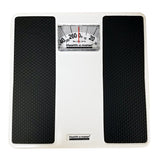 Health O Meter® Floor Scale Dial Display 270 lbs. Capacity Black / White Analog (806383_CS) 3/CS