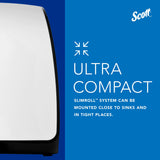 Scott Slimroll Manual Towel Dispenser, 12.65 x 13.02 x 7.18, White (KCC47091) Each