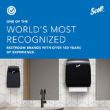 Scott Slimroll Manual Towel Dispenser, 12.65 x 13.02 x 7.18, White (KCC47091) Each