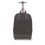 SOLO Bleecker Recycled Rolling Backpack, Fits Devices Up to 15.6", 12.5 x 8 x 19, Dark Gray (USLUBN7864) Each