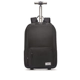 SOLO Bleecker Recycled Rolling Backpack, Fits Devices Up to 15.6", 12.5 x 8 x 19, Dark Gray (USLUBN7864) Each