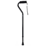 McKesson Offset Cane Aluminum 30 to 39 Inch Height Black (1065214_CS) 6/CS