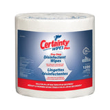 Certainty® Plus Disinfectant Wipes Large Roll, 8” x 6”, 1200 Wipes/Roll, 2 Rolls/Case (HOS91200) Case of 2 Rolls