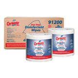 Certainty® Plus Disinfectant Wipes Large Roll, 8” x 6”, 1200 Wipes/Roll, 2 Rolls/Case (HOS91200) Case of 2 Rolls