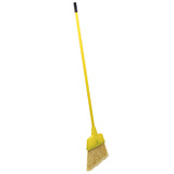 Impact® Angled Broom w/ Plastic Bristles & Aluminum Handle, 55 Inch, Yellow, 6/Case (IMP91527B) Each