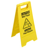 Impact® Wet Floor Sign, Yellow, English/Spanish, 6/Case (IMP9152WCT) Case of 6