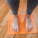 Kanjo Acupressure Foot Mat Orange PVC Plastic 10-1/2 X 13-1/2 Inch (1236441_EA) 1/EA