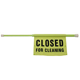 Impact® Closed For Cleaning Safety Pole, 30-44 Inch, Yellow, 6/Case (IMP9175I) Case of 6