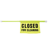 Impact® Closed For Cleaning Safety Pole, 30-44 Inch, Yellow, 6/Case (IMP9175I) Case of 6