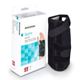 McKesson Wrist Brace Foam / Nylon Left Hand Black One Size Fits Most (1159162_EA) 1/EA