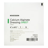 McKesson Alginate Dressing 4 X 4-3/4 Inch Rectangle (883265_BX) 10/BX