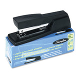 Swingline® Light-Duty Full Strip Desk Stapler, 20-Sheet Capacity, Black (SWI40701) Each