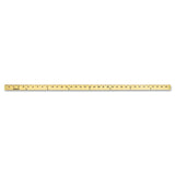 Westcott® Wood Yardstick with Metal Ends, 36" Long. Clear Lacquer Finish (ACM10425) Each