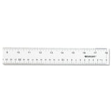 Westcott® Clear Flexible Acrylic Ruler, Standard/Metric, 18" Long, Clear (ACM10564) Each