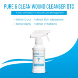 Pure&Clean® Wound Cleanser 8 oz. Spray Bottle NonSterile Antimicrobial (1046002_BX) 12/BX