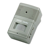 Tatco Visitor Arrival/Departure Chime, Battery Operated, 2.75 x 2 x 4.25, Gray (TCO15300) Each