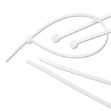 Tatco Nylon Cable Ties, 11 x 0.19, 50 lb, Natural, 500/Pack (TCO22300) Pack of 500