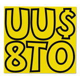 TREND® Ready Letters Playful Combo Set, Yellow, 4"h, 216/Set (TEPT79743) 1 Set