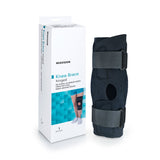 McKesson Knee Brace Medium Wraparound / Hook and Loop Strap Closure with D-Rings 18 to 20-1/2 Inch Circumference Left or Right Knee (1159101_EA) 1/EA