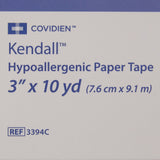 Kendall™ Hypoallergenic Hypoallergenic Medical Tape White 3 Inch X 10 Yard Paper NonSterile (696199_EA) 1/EA