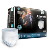 Attends® Premier Unisex Adult Absorbent Underwear Pull On with Tear Away Seams Medium Disposable Heavy Absorbency (1128076_BG) 18/BG