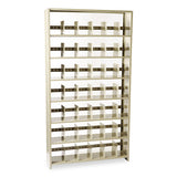 Tennsco Snap-Together Steel Seven-Shelf Closed Starter Set, 48w x 12d x 88h, Sand (TNN128848PCSD) Each