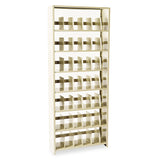Tennsco Snap-Together Steel Seven-Shelf Closed Starter Set, 36w x 12d x 88h, Sand (TNN1288PCSD) Each