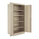 Tennsco 72" High Standard Cabinet (Unassembled), 36w x 24d x 72h, Putty (TNN1480PY) Each