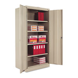 Tennsco 72" High Standard Cabinet (Unassembled), 36w x 24d x 72h, Putty (TNN1480PY) Each
