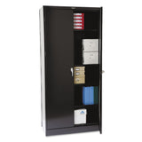 Tennsco 78" High Deluxe Cabinet, 36w x 18d x 78h, Black (TNN1870BK) Each