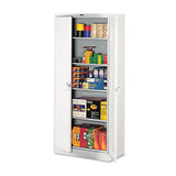 Tennsco 78" High Deluxe Cabinet, 36w x 18d x 78h, Light Gray (TNN1870LGY) Each